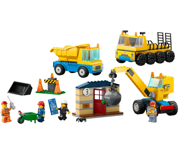 LEGO City 60391 Ciężarówki i dźwig z kulą wyburzeniową - 1144459 - zdjęcie 8